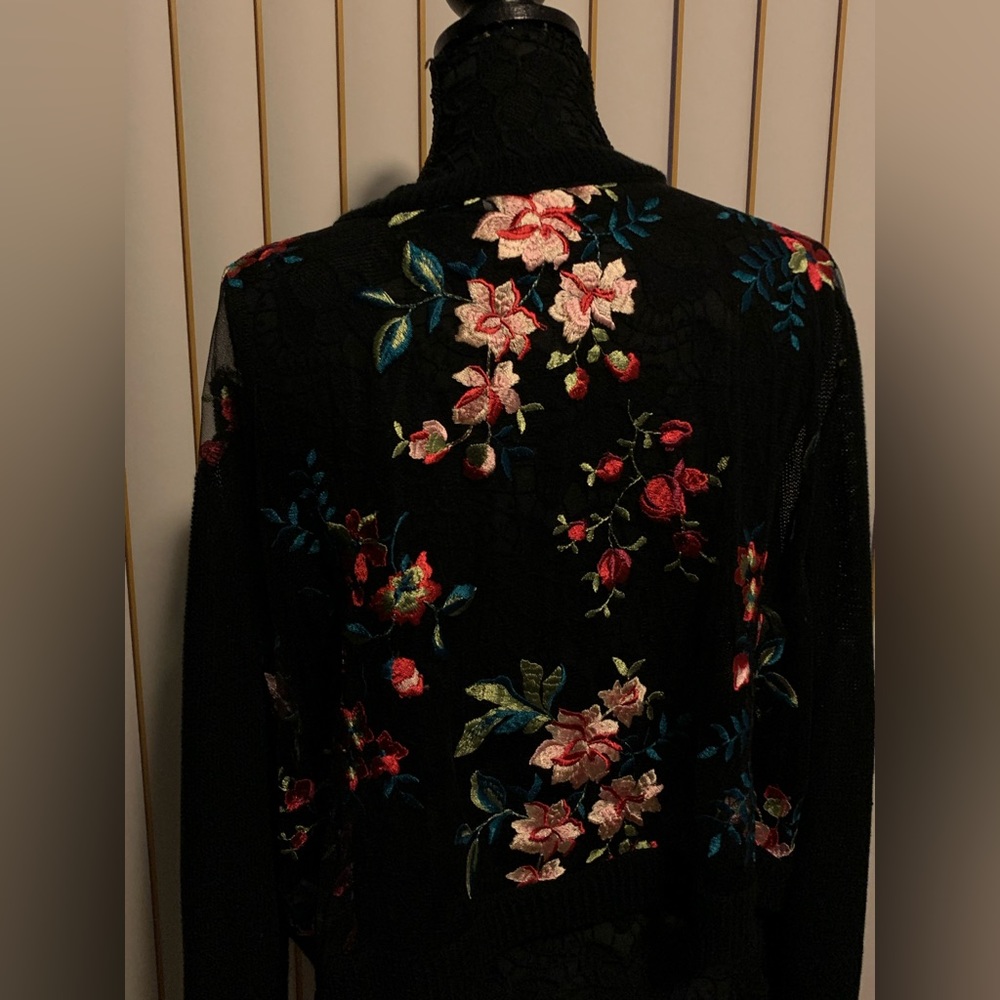 Floral sweater